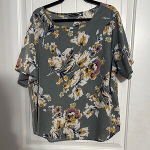 Floral Print Women's Top